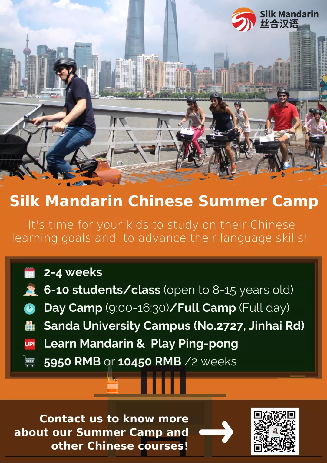 Learn Chinese and Play Ping-Pong in Silk Mandarin's Summer Camp!