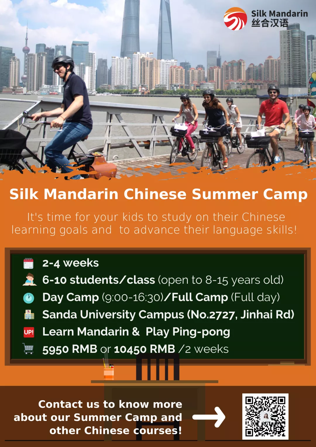 Learn Chinese and Play Ping-Pong in Silk Mandarin's Summer Camp! Learn Chinese and Play Ping-Pong in Silk Mandarin's Summer Camp!