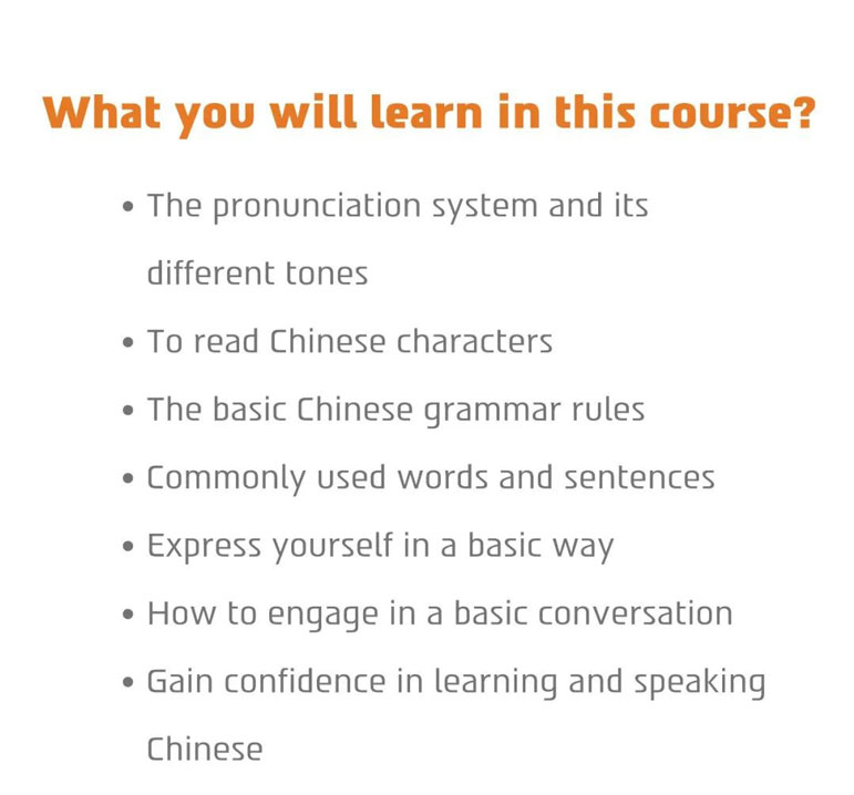 New May Online Group Chinese Class is Open for Enrollment!